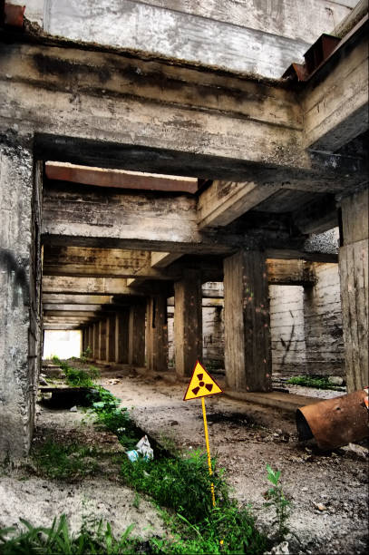 istock Abandoned bunker.Lost city. 1184625340