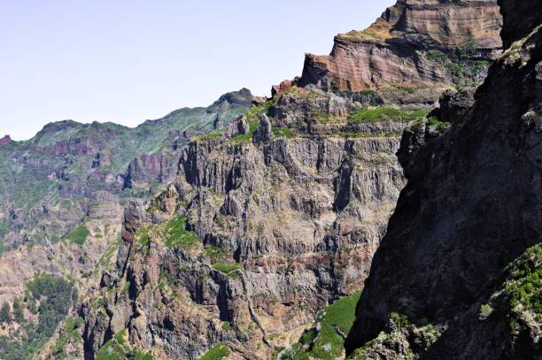 istock Mountain peaks of Madeira island: panoramic view from hiking paths (Portugal, Europe) 1184625693