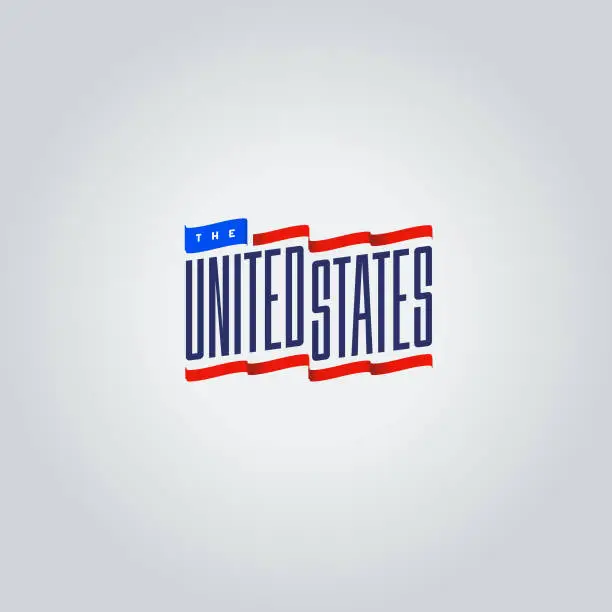 Vector illustration of The United States Logo