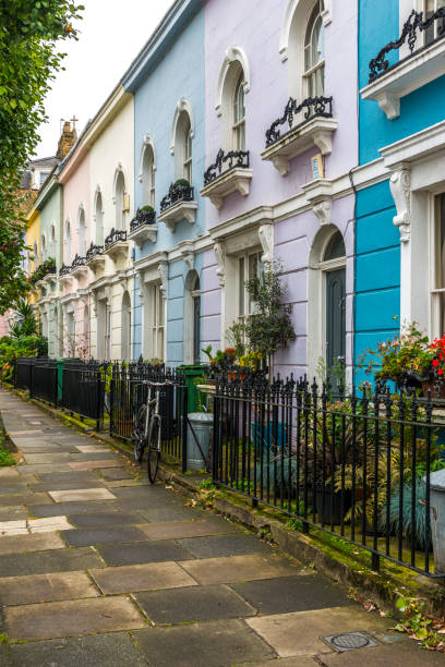 istock Colourful Homes in London, UK. 1184634377