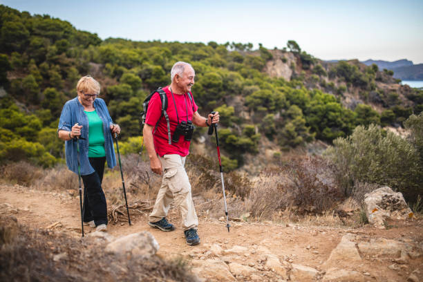 istock Cheerful Spanish Seniors Enjoying Active Outdoor Lifestyle 1184651843