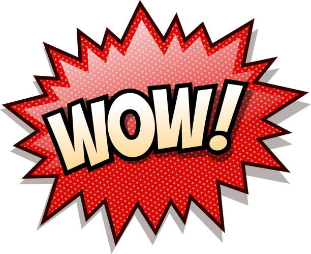 ilustraciones, imágenes clip art, dibujos animados e iconos de stock de icono wow - imponente