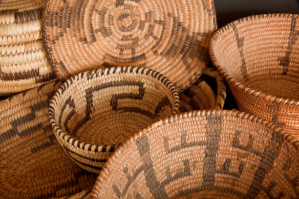 istock Old Native American Pima and Papago baskets 118465285