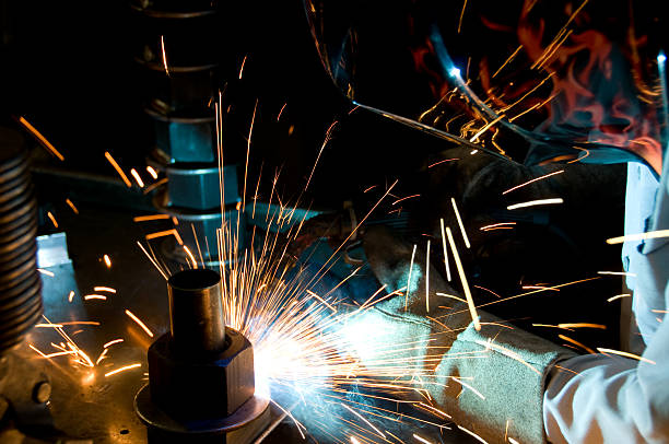 istock Welder in a Manufacturing Plant 118465627