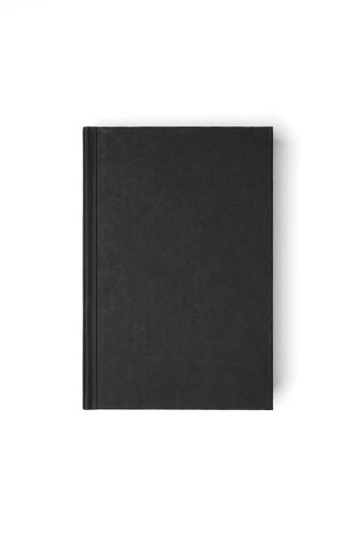 istock Black hardcover book mockup isolated on white background. 1184660900
