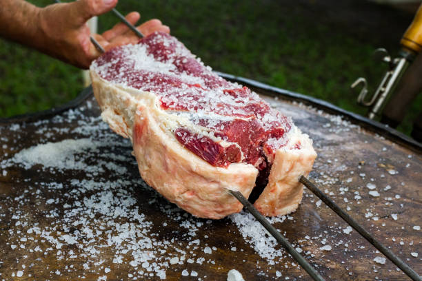 istock Salted meat for a Brazilian barbecue 1184662857
