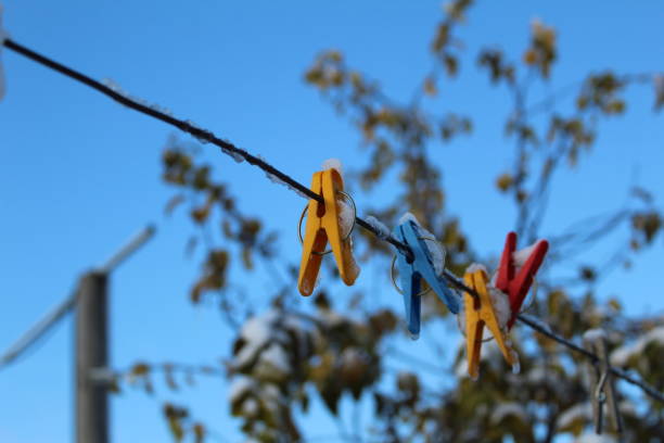 istock clothespins for drying clothes on a rope in the cold autumn 1184676148