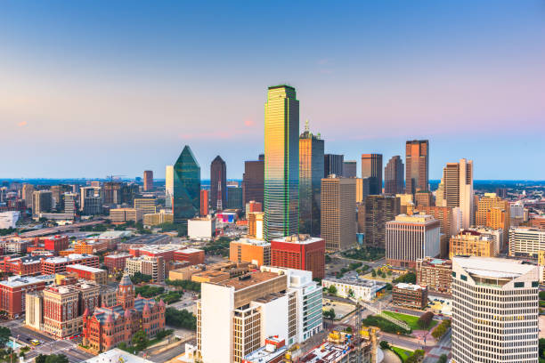 istock Dallas, Texas, USA Skyline at twilight 1184678051