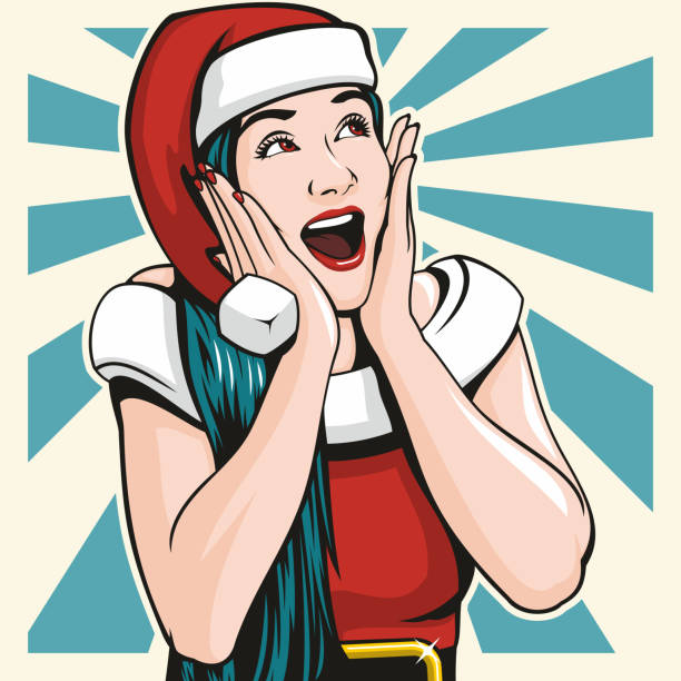 Christmas Surprise vector art illustration