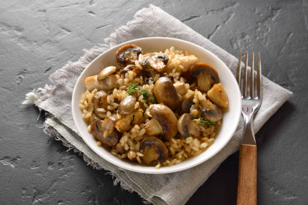 istock Risotto with mushrooms 1184682255