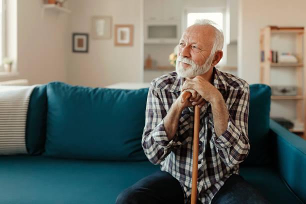 istock Senior Man at Home 1184688333