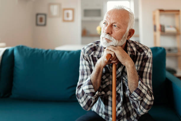 istock Thoughtful Senior Man at Home 1184688334