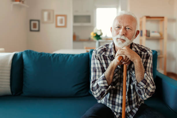 istock Senior Man at Home 1184688404