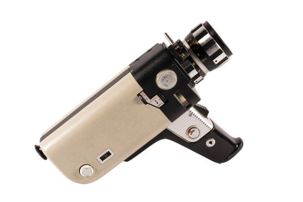 istock Old 8 mm film camera 1184693907