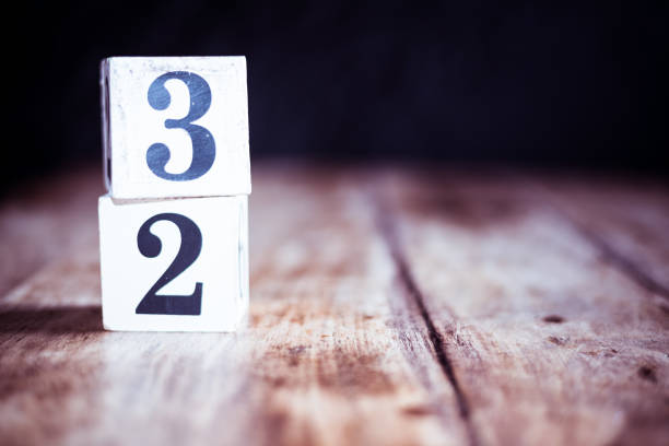 istock Number 32, thirty two, three and two - date, anniversary, birthday 1184695484