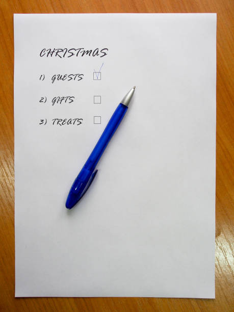 istock List of pre-holiday worries. 1184698362