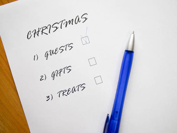 istock List of pre-holiday worries. 1184698375