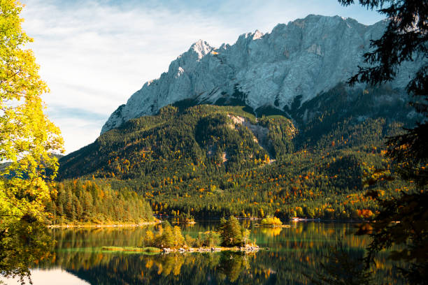 istock Breathtaking Lake Eibsee in Garmisch-Partenkirchen, Germany 1184701695