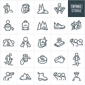 wandern-thin-line-icons-editable-stroke.