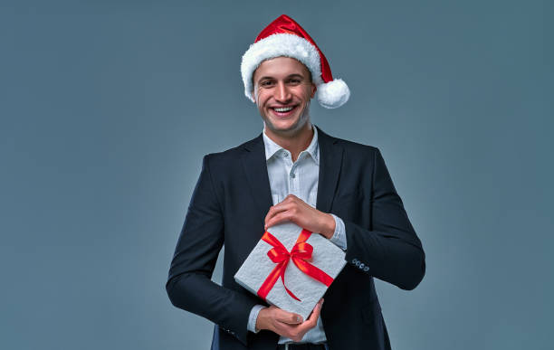 istock man on gray background new year 1184704600