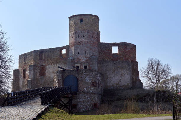 zamek formalnie mieści kasztelanów, którzy podnieśli zamek w xiii wieku - bishop georgia zdjęcia i obrazy z banku zdjęć