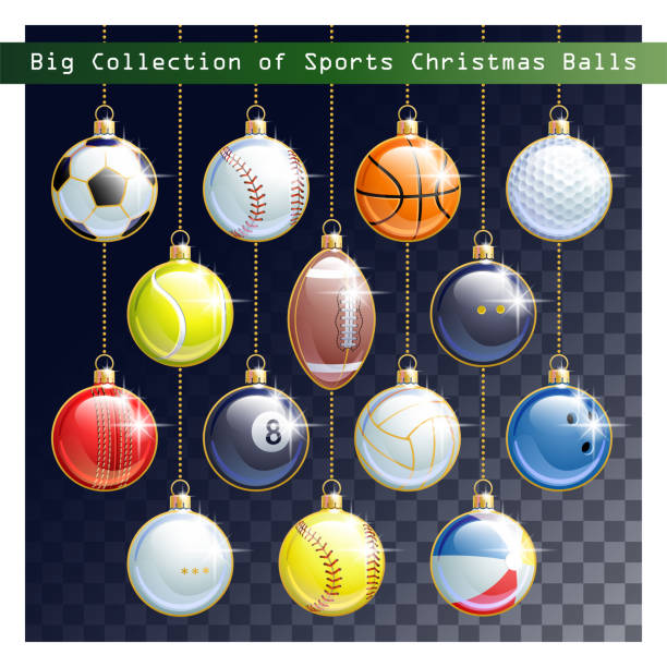 ilustrações, clipart, desenhos animados e ícones de grande coleção de diferentes bolas esportivas como um baile de natal para o seu trabalho criativo. - gold ball sphere basketball