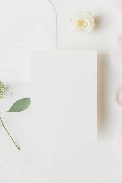 istock Wedding Stationery Card Envelope Styled Stock Photography Mockup 1184708595