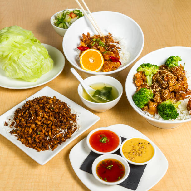 istock Delicious looking asian food 1184711189