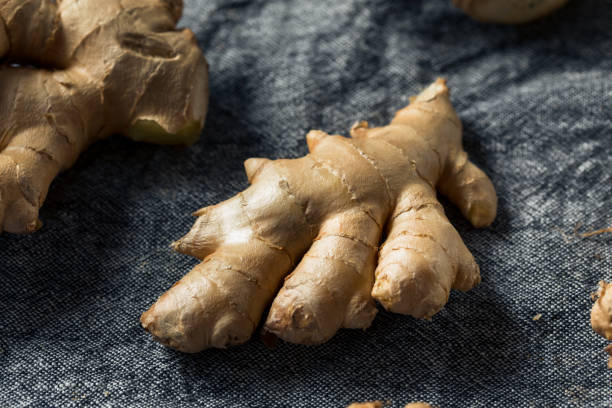 istock Raw Brown Organic Spicy Ginger Root 1184712576