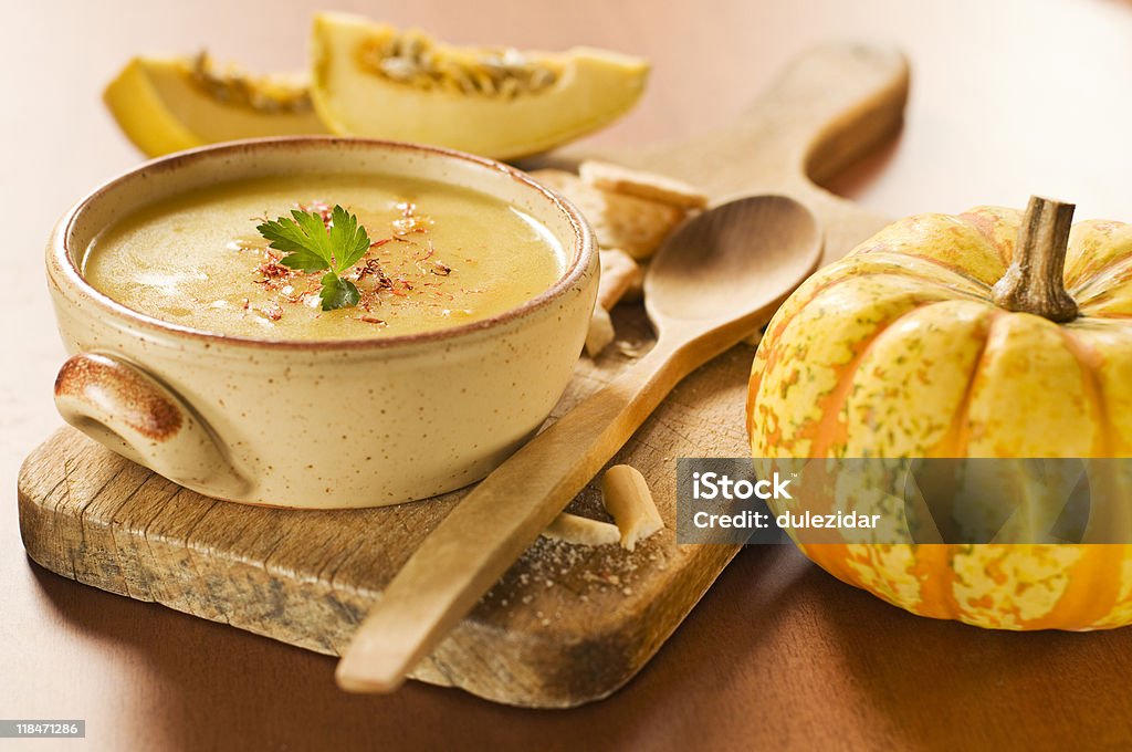 Pumpkin soup  Appetizer Stock Photo