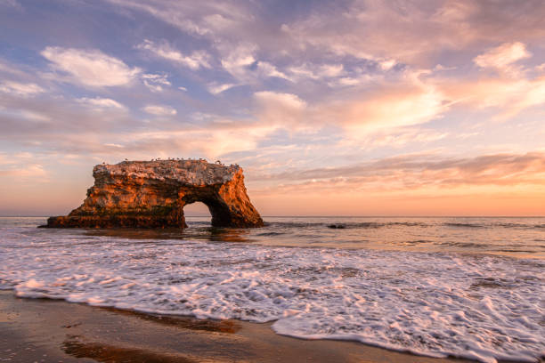 istock Sunset View of Natural Bridges Rock Formation 1184714939