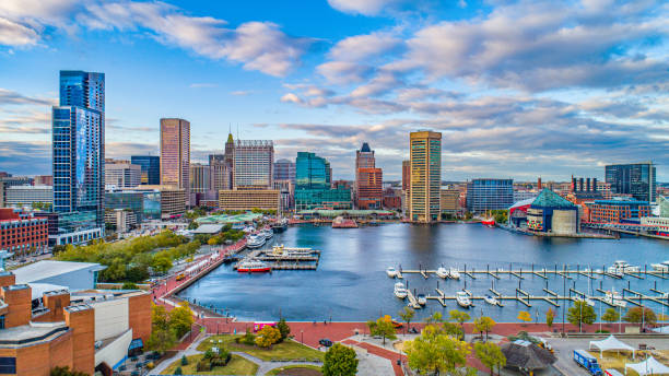 istock Baltimore, Maryland, USA Downtown Skyline Aerial 1184733221