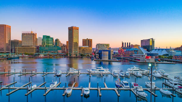 istock Baltimore, Maryland, USA Inner Harbor Skyline Aerial 1184733237