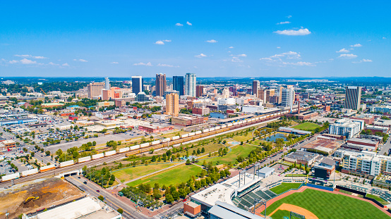Birmingham, Alabama, USA Downtown Skyline Panorama.