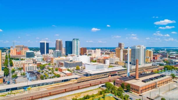 istock Birmingham Alabama AL Skyline Aerial 1184734029