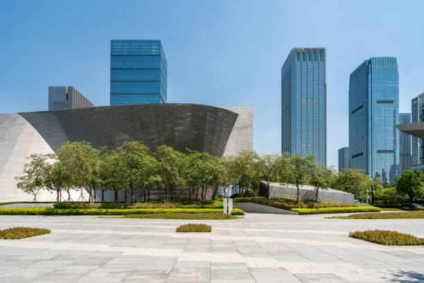 istock Shenzhen Financial District commercial building office building 1184737232