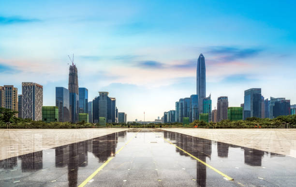 istock Shenzhen Financial District commercial building office building 1184737357