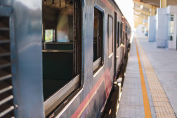 istock Local train looks old vintage. 1184737439
