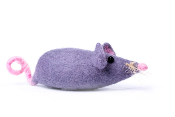 istock Mouse - soft toy made of felted wool 1184771150
