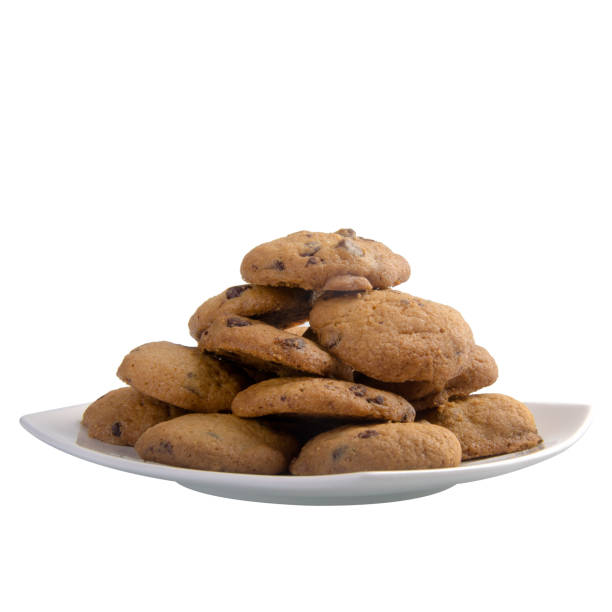 istock Cookies or Chocolate chips cookies with concept 1184777529