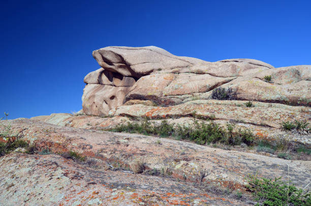istock Bektau Ata, extinct volcano in Kazakhstan 1184778762