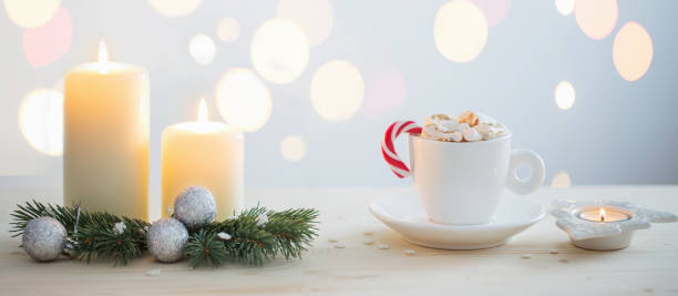 istock hot chocolate with marshmallow on white background 1184781636