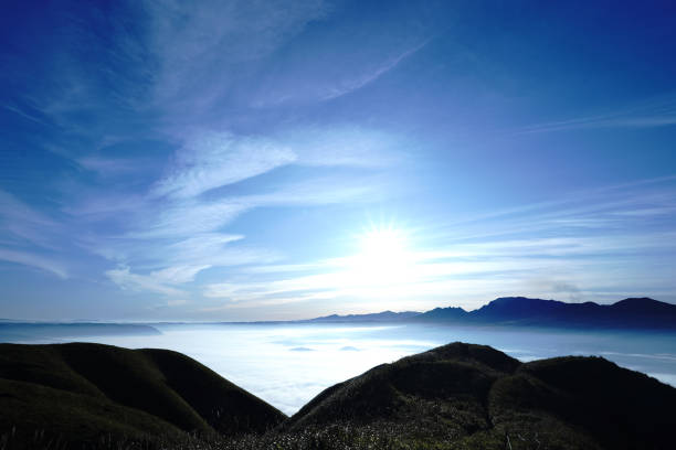 The beautiful scenery of Mt. Aso