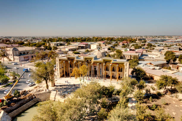 istock Bolo Hauz and Bukhara from above 1184783196