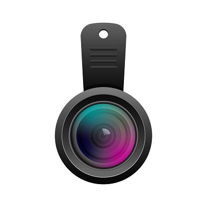 Smartphone Lens Vector Design Illustration Isolated On White Background ...