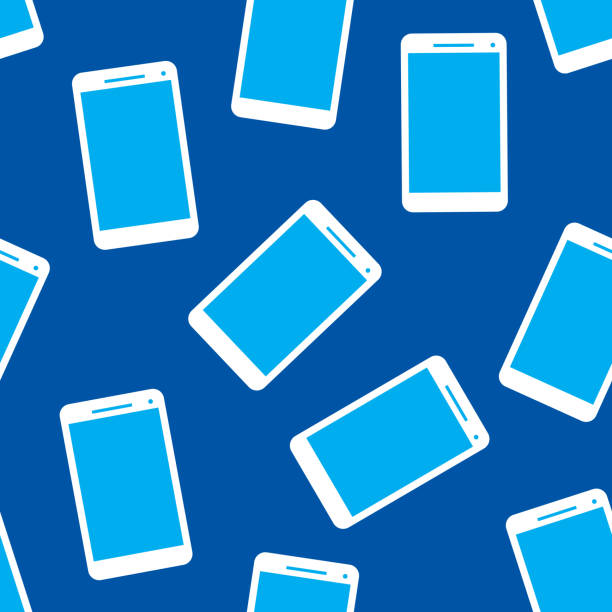 Repeat Phone Background Phone Repeated Pattern Illustrations, Royalty-Free Vector Graphics ...