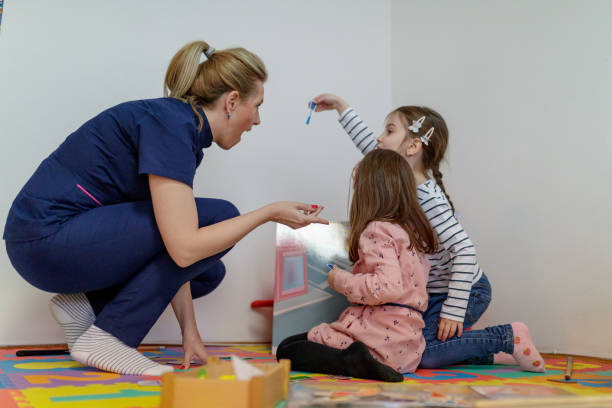 istock Girls practicing motor skills through play 1184790754