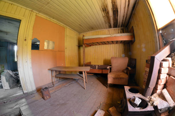 istock Ghost town.Scandinavia 1184793480