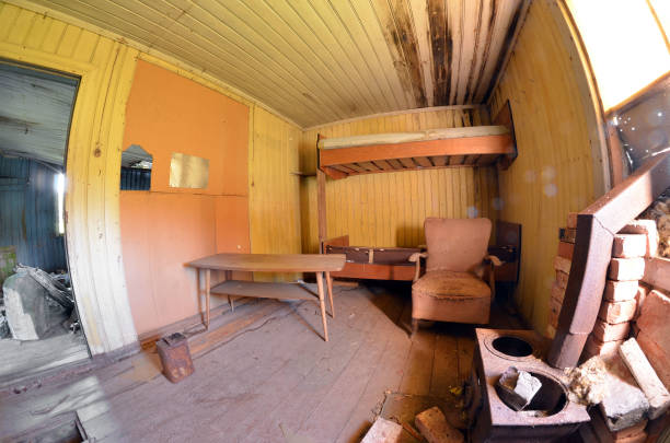 istock Ghost town.Scandinavia 1184793567