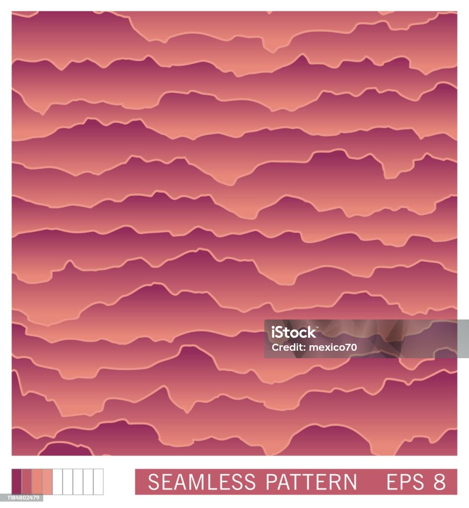 Textured Layered Patterns Seamless Pattern Abstract Layered Texture With Shadow Effect Vector ...